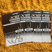 Matrix X1B Finesse Feeder Barbed Spade End Hooks